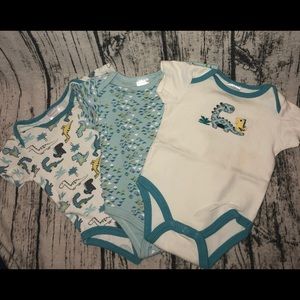baby boy dinosaur onesie
